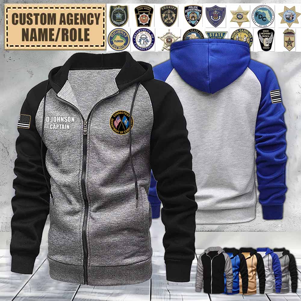 connecticut department of correction ctraglan zip hoodie 8rmpw