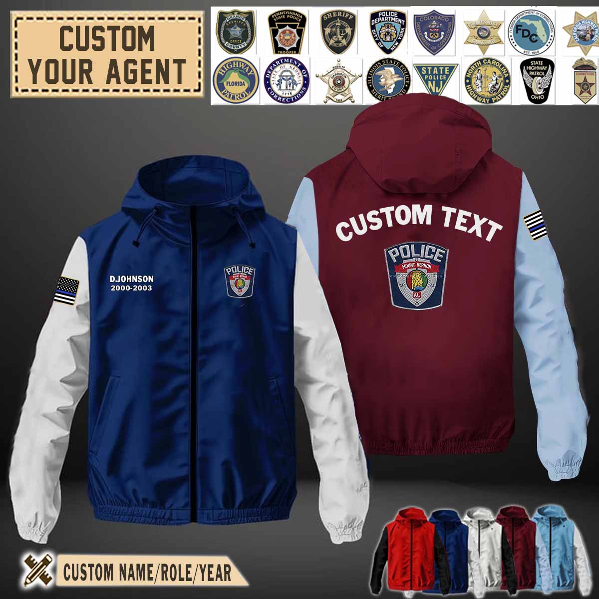 mount vernon police department alwindbreaker jackets1