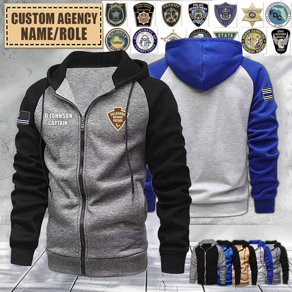 oklahoma highway patrol okraglan zip hoodie an2tz