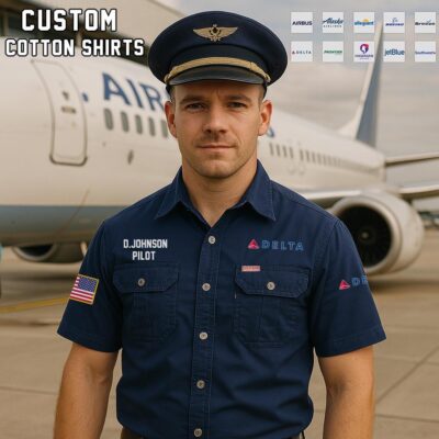 2 delta airlinescustom airlines cotton cargo shirts2 bh2vb