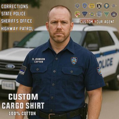 Custom Law Enforcement Cotton Cotton Shirts 2 3