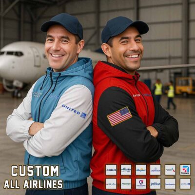 Custom US Airlines Windbreaker Jackets