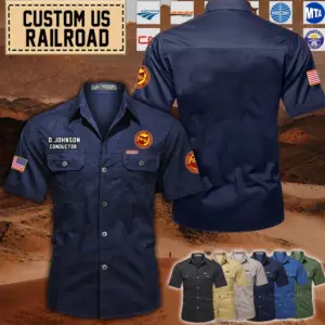Custom Akron Canton & Youngstown Railroad_Cotton Cargo Shirts