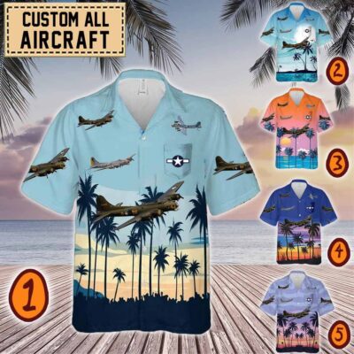 b 17 flying fortress b17pocket hawaiian shirt mx388