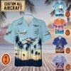 Beechcraft Model 18 Twin Beech C45_Pocket Hawaiian Shirt