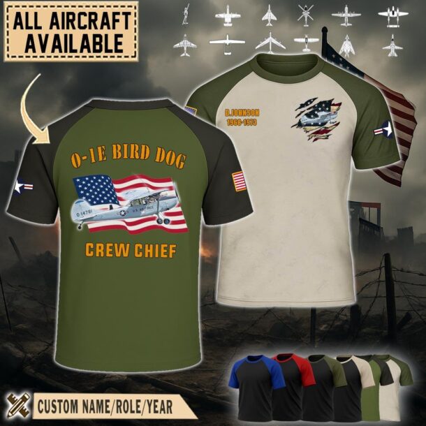 cessna o 1e bird dog o1eraglan tshirt2 e0nhh