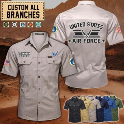 custom all branches military cargo cotton shirt 4 c85rq