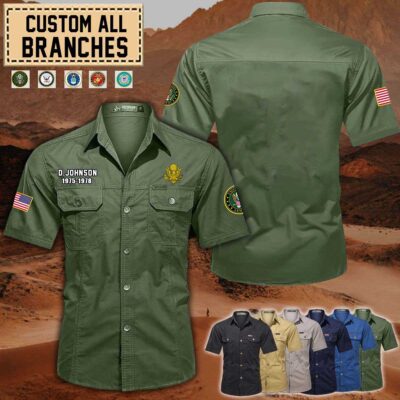 custom all branches military cargo cotton shirts 1 2za55