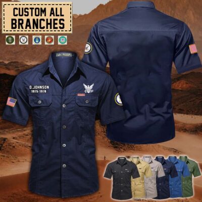 custom all branches military cargo cotton shirts 3 eti58