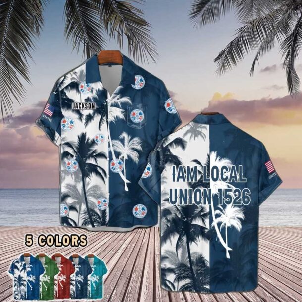 custom union localpocket hawaiian shirt n2w04