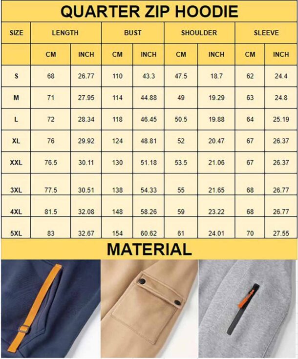 custom union localpremium quarter zip hoodie cbf6q