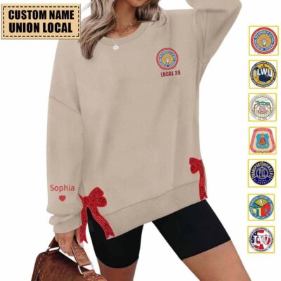 custom union localside bow sweatshirt s6qoq