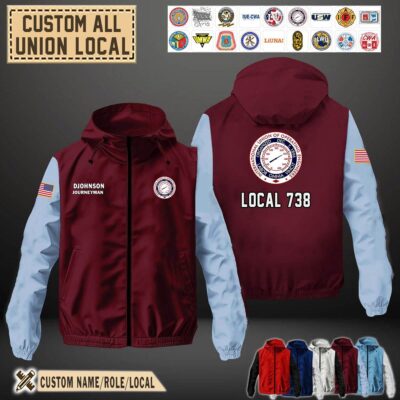 custom union localwindbreaker jacket 4s4i4