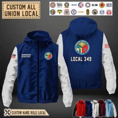 custom union localwindbreaker jacket oat3t