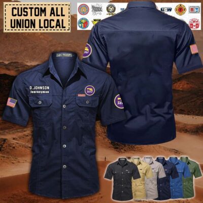 custom union military cargo cotton shirts 3 hlffb 1