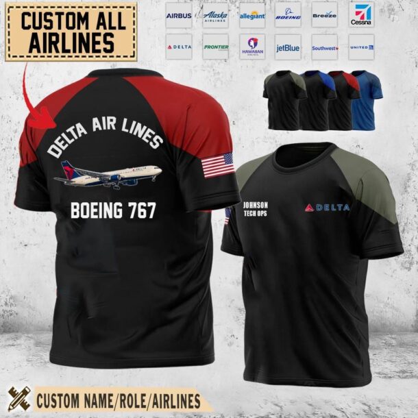 custom us airlinesaop tshirt 6iohu