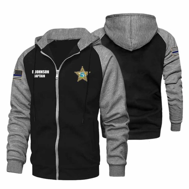custom us law enforcementraglan zip hoodie qxnj7