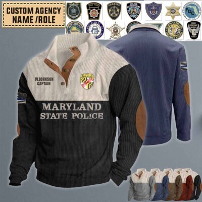 custom us law enforcementstand collar sweatshirt 3zfsb