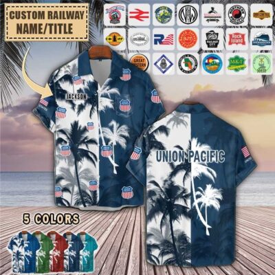 custom us railroadpocket hawaiian shirt zoj18