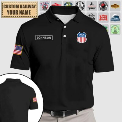 custom us railroadpolo shirt 6bwz2