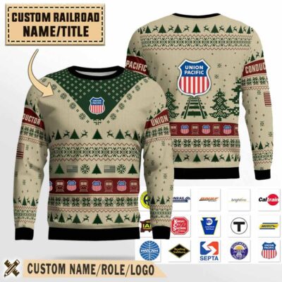 custom us railroadpremium ugly sweater rp7fc