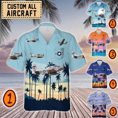 ea 1f skyraider ea1fpocket hawaiian shirt pomc6