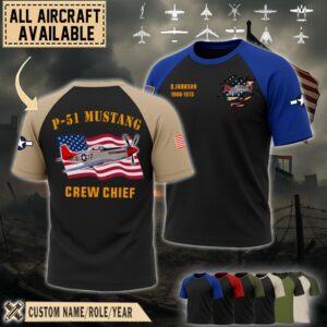 P-51 Mustang P51_Raglan Tshirt