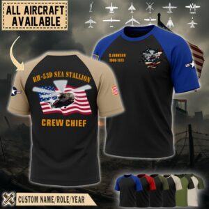 RH-53D Sea Stallion RH53D_Raglan Tshirt