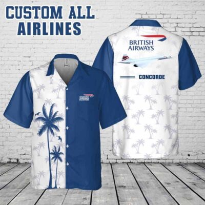 British Airlines Pocket Hawaiian Shirt