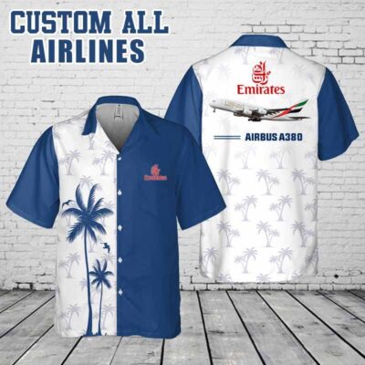 Custom Emirates  Pocket Hawaiian Shirt