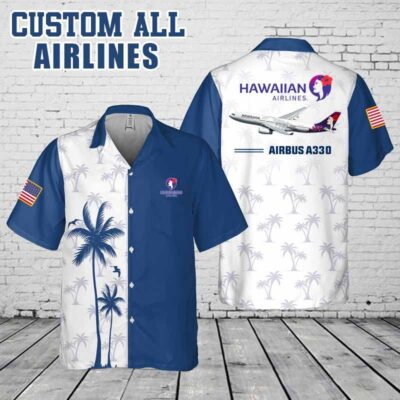 Custom Hawaiian Airlines Pocket Hawaiian Shirt
