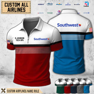 custom all airlineszipper polo 2 c9z8f