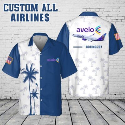 custom avelo airlinespocket hawaiian shirt bz9g2