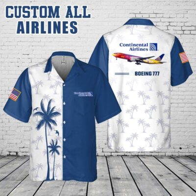custom continental airlinespocket hawaiian shirt olcos