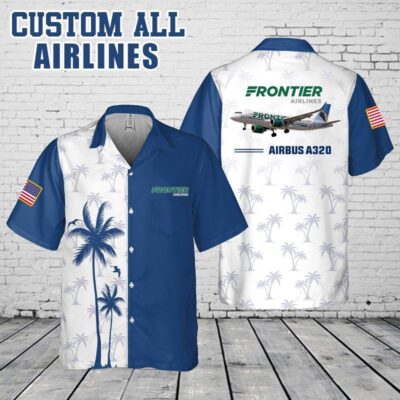custom frontier airlinespocket hawaiian shirt mir1f