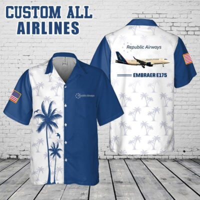 custom republic airwayspocket hawaiian shirt dhnef