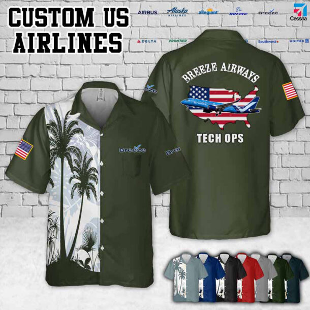 custom us airlinesflag pocket hawaiian shirt 1 8uauu