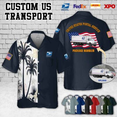 custom us transporttruck pocket hawaiian shirt 2 ar6lf