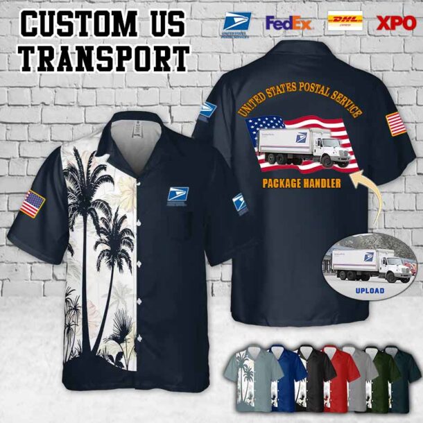 custom us transporttruck pocket hawaiian shirt 2 ar6lf