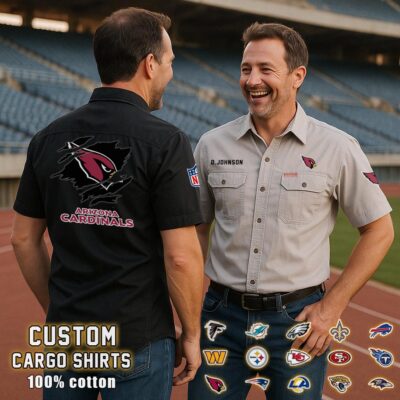 arizona cardinalscotton cargo shirts2 c8863