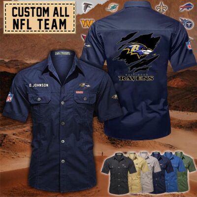 baltimore ravenscotton cargo shirts1 v7zpw