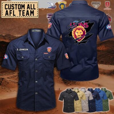 brisbane lionscotton cargo shirts1 kfn0g