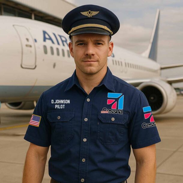 custom cessna cotton cargo shirts2 nh70j