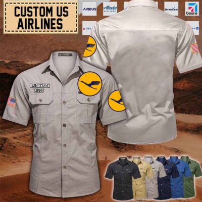 custom lufthansa cotton cargo shirts1 xmgsa