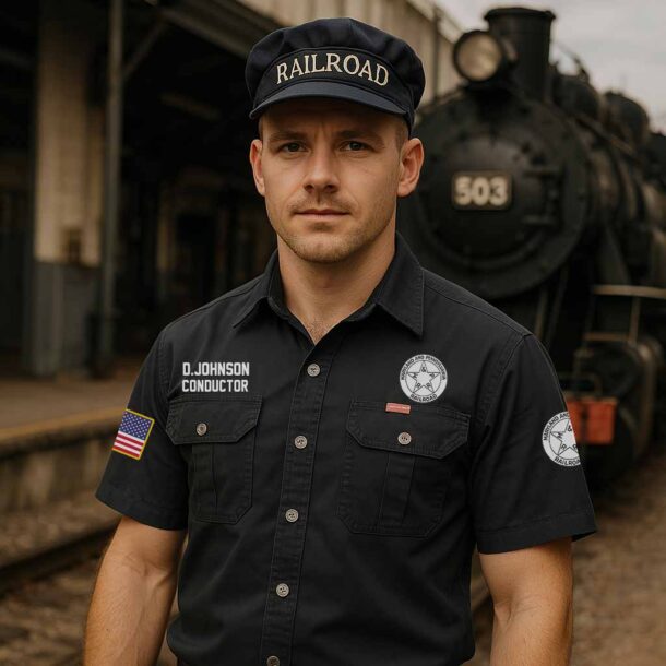 custom maryland pennsylvania railroadcotton cargo shirts2 976nb