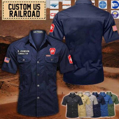 custom pennsylvania railroadcotton cargo shirts1 r6hyi