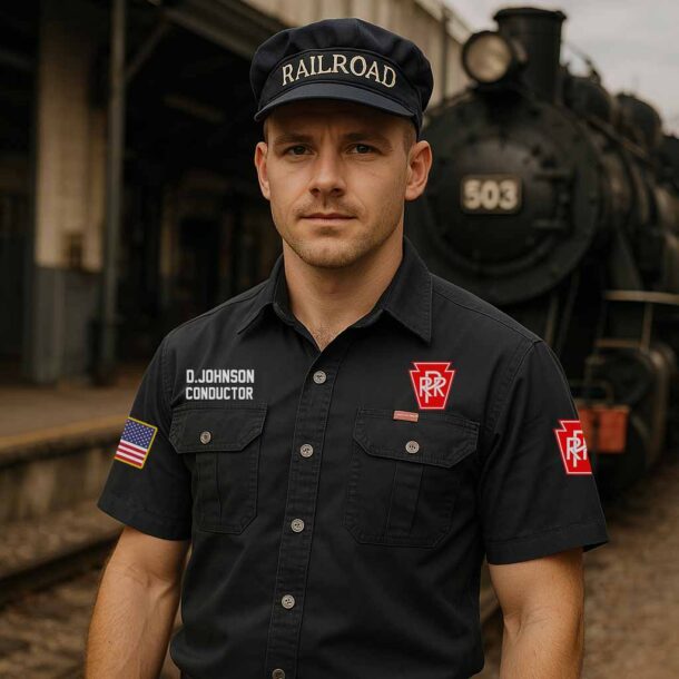 custom pennsylvania railroadcotton cargo shirts2 6cwa1