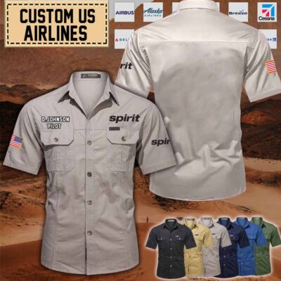 custom spirit airlinescotton cargo shirts1 5jzy5