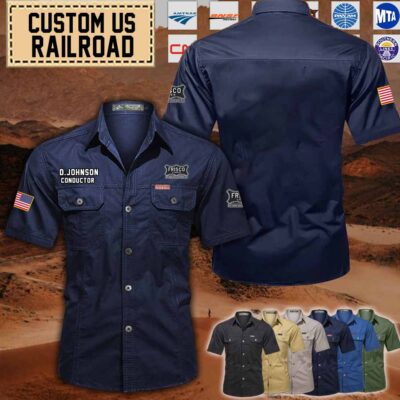 custom st louissan francisco railwaycotton cargo shirts1 e905x