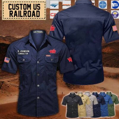 custom wisconsin southern railroadcotton cargo shirts1 oz4tc